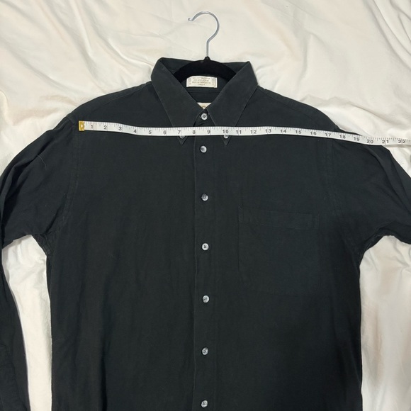 *Made in Canada* Black wool blend dress shirt - Picture 5 of 8